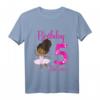 Kinder Schwarze Ballerina T-Shirt zum 5. Geburtstag – Perfektes Partythema und Geschenk für kleine Balletttänzerinnen