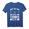 Tennis T-Shirt für Herren - Vereins- & Tennisspieler Geschenk mit Tennisschläger & Ball Motiv