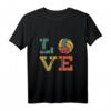Liebe Volleyball Vintage T-Shirt – Stylische Volleyballbekleidung für Fans und Spieler