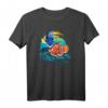Finding Nemo Surf-Tastic T-Shirt mit Nemo & Dory – Offizielles Pixar Merchandise für Kinder und Erwachsene, Perfekt zum Geburtstag