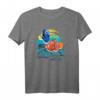 Finding Nemo Surf-Tastic T-Shirt mit Nemo & Dory – Offizielles Pixar Merchandise für Kinder und Erwachsene, Perfekt zum Geburtstag