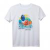 Finding Nemo Surf-Tastic T-Shirt mit Nemo & Dory – Offizielles Pixar Merchandise für Kinder und Erwachsene, Perfekt zum Geburtstag
