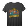Retro Vintage Santa Cruz Surfer T-Shirt - Kalifornien Beach Geschenkidee für Strandliebhaber und Surfer