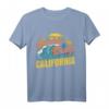 Retro Vintage Santa Cruz Surfer T-Shirt - Kalifornien Beach Geschenkidee für Strandliebhaber und Surfer