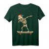 Skateboard Dabbing Skelett Kinder T-Shirt - Lustiges Streetwear für Skater Jungen und Mädchen