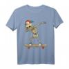 Skateboard Dabbing Skelett Kinder T-Shirt - Lustiges Streetwear für Skater Jungen und Mädchen