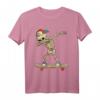 Skateboard Dabbing Skelett Kinder T-Shirt - Lustiges Streetwear für Skater Jungen und Mädchen