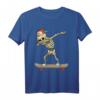 Skateboard Dabbing Skelett Kinder T-Shirt - Lustiges Streetwear für Skater Jungen und Mädchen
