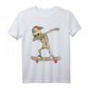 Skateboard Dabbing Skelett Kinder T-Shirt - Lustiges Streetwear für Skater Jungen und Mädchen