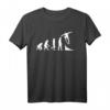 Evolution der Skateboarder Longboarder Skate T-Shirt – Lustiges Skaterdesign für Skaterboys und Skatergirls, perfektes Geschenk für Skate-Enthusiasten