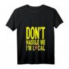 Damen Don't HASSLE ME I'M LOCAL Surfboard Surfing T-Shirt mit V-Ausschnitt – Perfektes Geschenk für Surferinnen, Reisende & Skaterinnen