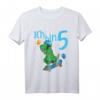 Kinder Ich Bin Fünf 5 Jahre Fünfter T-Rex Skateboard T-Shirt – Perfekt zum 5. Geburtstag für Dinosaurier- und Skateboard-Liebhaber