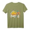 Kinder 6. Geburtstag Geschenk - Coole Skater Skateboard Fan T-Shirt im Vintage Style für Jungs & Mädchen