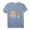 Kinder 6. Geburtstag Geschenk - Coole Skater Skateboard Fan T-Shirt im Vintage Style für Jungs & Mädchen