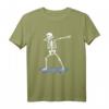 HapMonkey Dabbender Skater T-Shirt – Cooler Skateboard Skeleton mit Dabbing Skills für Partys, Halloween & Skater Events