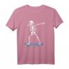 HapMonkey Dabbender Skater T-Shirt – Cooler Skateboard Skeleton mit Dabbing Skills für Partys, Halloween & Skater Events