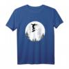 Flying Skateboard Over The Moon Shirt für Jungen und Herren – Lustiges Skateboard Motiv, perfekt für Kids, Erwachsene & Fanparodien