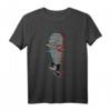 Glitched Skateboard T-Shirt mit Trippy Glitch Design – Stylische Streetwear für Skateboarder