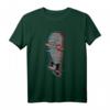 Glitched Skateboard T-Shirt mit Trippy Glitch Design – Stylische Streetwear für Skateboarder