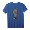 Glitched Skateboard T-Shirt mit Trippy Glitch Design – Stylische Streetwear für Skateboarder