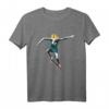 Girl Skateboarding Ollie Hubba Ledge Skater Queen T-Shirt – Trendiges Street Style Skateboard Shirt für Mädchen & Frauen, Perfekt für Back to School & Skateboarding Events