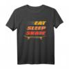 Eat Sleep Skate T-Shirt für Skater – Cooles Streetwear-Design, Perfekt als Geschenk für Freunde, Geschwister & Eltern