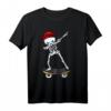 Dabbing Skelett Skater Lustiges Skateboard Dab T-Shirt – Perfekt für Halloween, Geburtstag & Weihnachten für Skate- und Skating-Fans