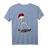 Dabbing Skelett Skater Lustiges Skateboard Dab T-Shirt – Perfekt für Halloween, Geburtstag & Weihnachten für Skate- und Skating-Fans