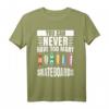 Skateboard T-Shirt für Herren, Skater & Longboard Fans – Streetstyle & Retro Design, Geschenkidee für Kinder & Erwachsene