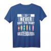 Skateboard T-Shirt für Herren, Skater & Longboard Fans – Streetstyle & Retro Design, Geschenkidee für Kinder & Erwachsene