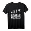 Skateboard Skater Skating Skatepark T-Shirt - Perfektes Geschenk für Skater zu Weihnachten & Geburtstagen mit coolem Affen-Design