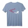 Alpin Ski Rennläufer T-Shirt – Für Skifans & Rennsportbegeisterte mit Schneespuren, klassisch geschnitten
