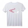 Alpin Ski Rennläufer T-Shirt – Für Skifans & Rennsportbegeisterte mit Schneespuren, klassisch geschnitten