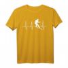 Ski T-Shirt - Skifahrer Geschenke & Herzschlag T-Shirts für Wintersportfans, Weihnachten & Geburtstag