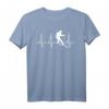 Ski T-Shirt - Skifahrer Geschenke & Herzschlag T-Shirts für Wintersportfans, Weihnachten & Geburtstag