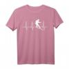 Ski T-Shirt - Skifahrer Geschenke & Herzschlag T-Shirts für Wintersportfans, Weihnachten & Geburtstag