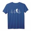 Ski T-Shirt - Skifahrer Geschenke & Herzschlag T-Shirts für Wintersportfans, Weihnachten & Geburtstag