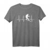 Ski T-Shirt - Skifahrer Geschenke & Herzschlag T-Shirts für Wintersportfans, Weihnachten & Geburtstag