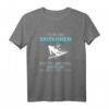 Ein Tag ohne Skifahren bringt kein Risiko T-Shirt – Lustiges Wintersport Design für Skifahrer, Snowboarder & Wintersportler als Geschenk