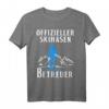 Offizieller Skihasen Betreuer Lustig Apres Ski Skifahrer T-Shirt - Witziges Geschenk für Skifahrer und Ski Fans mit Humor