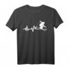 Ski Herzschlag Skifahren T-Shirt – Perfektes Geschenk für Skifahrer, Freestyle Fahrer und Schnee-Liebhaber in den Bergen