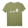 Ski Herzschlag Skifahren T-Shirt – Perfektes Geschenk für Skifahrer, Freestyle Fahrer und Schnee-Liebhaber in den Bergen
