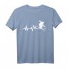 Ski Herzschlag Skifahren T-Shirt – Perfektes Geschenk für Skifahrer, Freestyle Fahrer und Schnee-Liebhaber in den Bergen