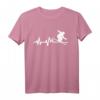 Ski Herzschlag Skifahren T-Shirt – Perfektes Geschenk für Skifahrer, Freestyle Fahrer und Schnee-Liebhaber in den Bergen