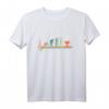Evolution Ski Herzschlag Skifahrer T-Shirt - Vintage Retro Wintersport & Apres Ski Geschenk für Männer und Frauen