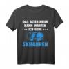 Rente Skifahren Lustig Ski Geschenk - Witziges Rentner Skifahrer T-Shirt mit Spruch für Apres Ski & Skifans