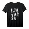 I love Skiing. Ich liebe Skifahren! Geschenk für Wintersportler – Perfektes Skifahrer T-Shirt für den Winterurlaub