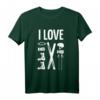 I love Skiing. Ich liebe Skifahren! Geschenk für Wintersportler – Perfektes Skifahrer T-Shirt für den Winterurlaub