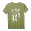I love Skiing. Ich liebe Skifahren! Geschenk für Wintersportler – Perfektes Skifahrer T-Shirt für den Winterurlaub