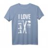 I love Skiing. Ich liebe Skifahren! Geschenk für Wintersportler – Perfektes Skifahrer T-Shirt für den Winterurlaub
